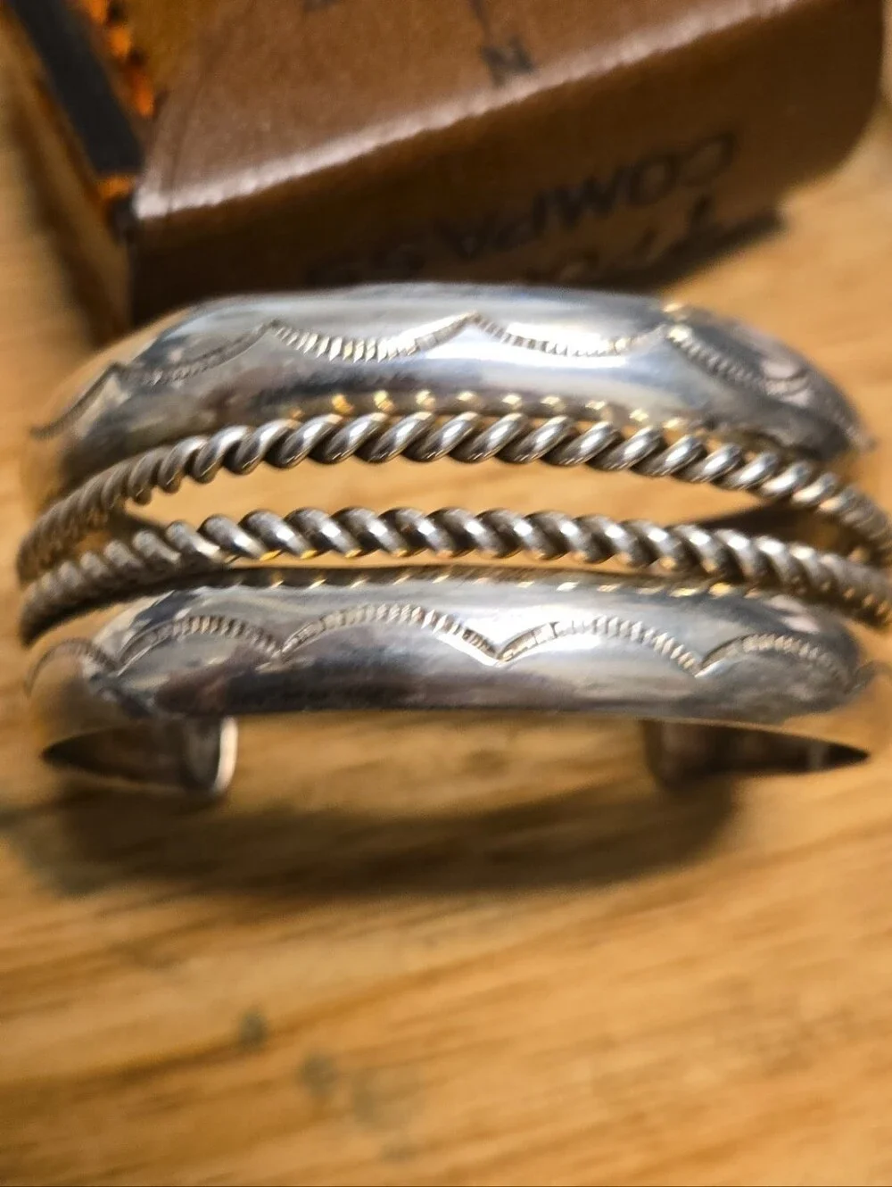 Sterling Silver Twisted Rope Cuff Bracelet